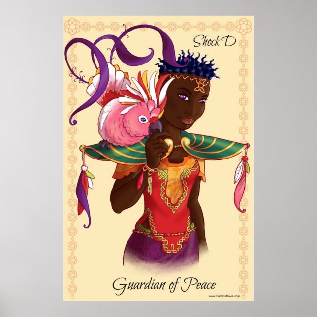 Shock D Guardian of Peace Movie Poster 24x36 (Vorne)