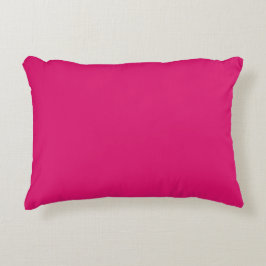 Shocking Pink, Solid, Lovely,Simple,Modern Dekokissen