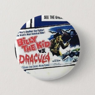 Shockorama Billy the Kid gegen Dracula Knopf Button