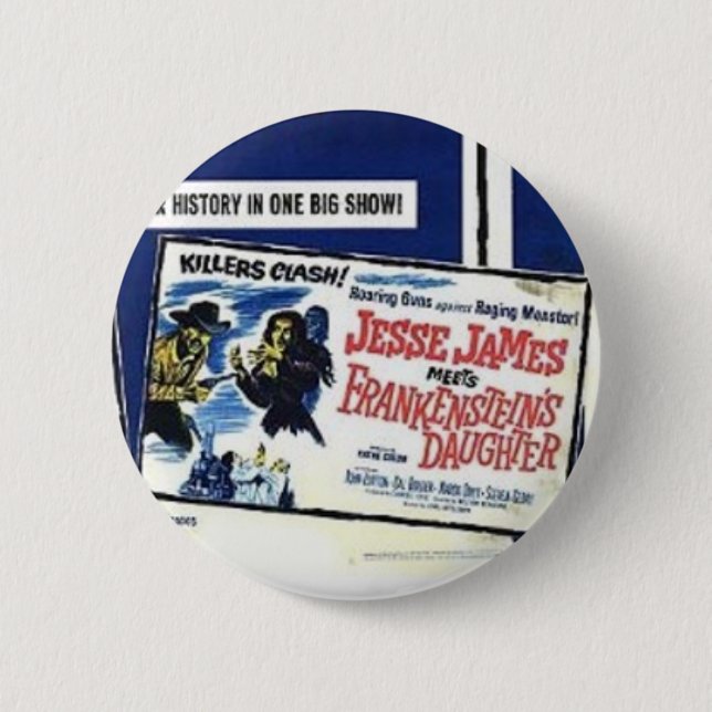 Shockorama JesseJames Frankenstein Tochter Knopf Button (Vorderseite)