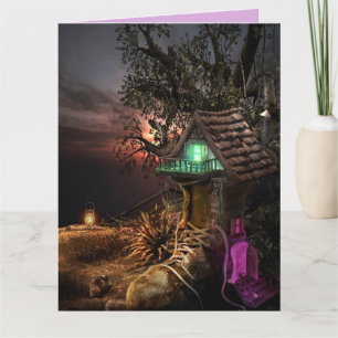 SHOE HOUSE FANTASY BIRTHDAY CARD KARTE