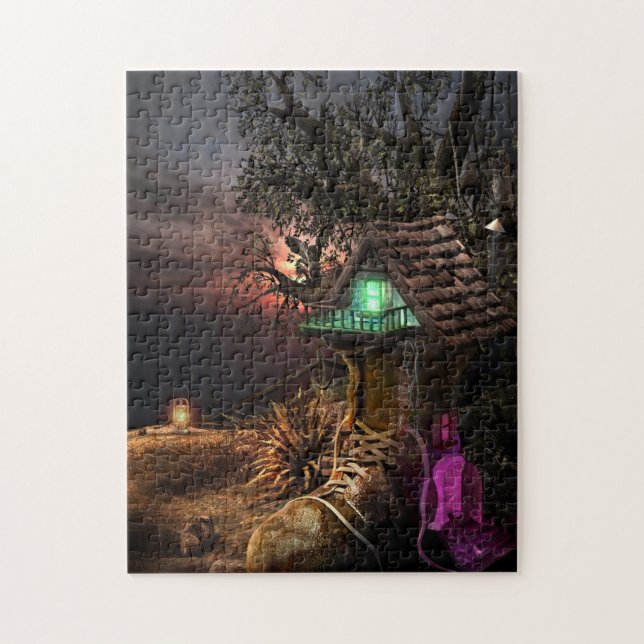SHOE HOUSE FANTASY JIGSAW PUZZLE (Vertikal)