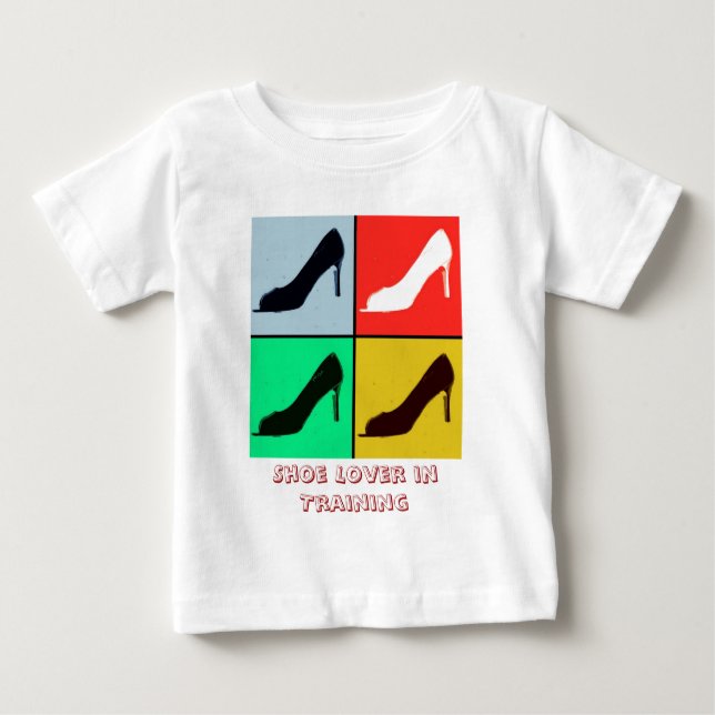 Shoe Lover Baby T-shirt (Vorderseite)