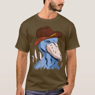 Shoebill Bird African Stork Bird Lover Cowboy Hat T-Shirt
