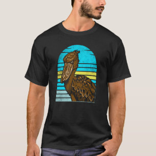 Shoebill Bird Animal Colorful 10 T-Shirt