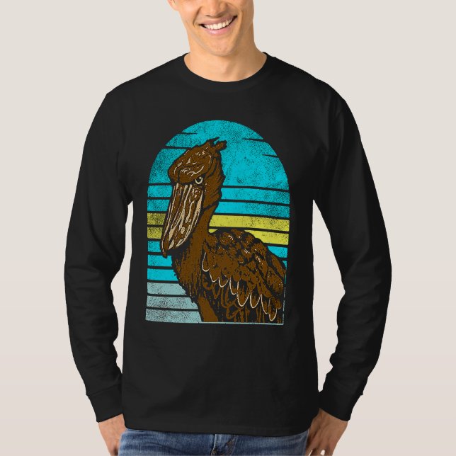 Shoebill Bird Animal Colorful  1 T-Shirt (Vorderseite)