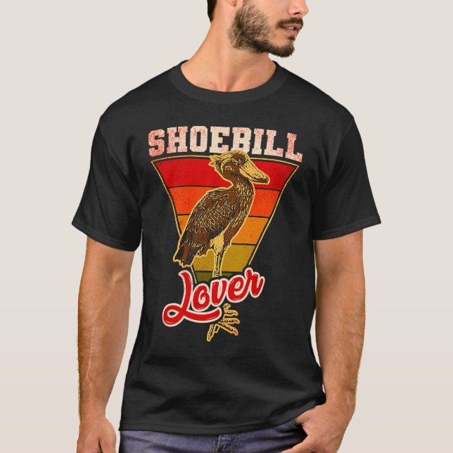 Shoebill Bird Animal T-Shirt (Vorderseite)