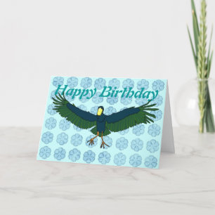 Shoebill greetings card karte