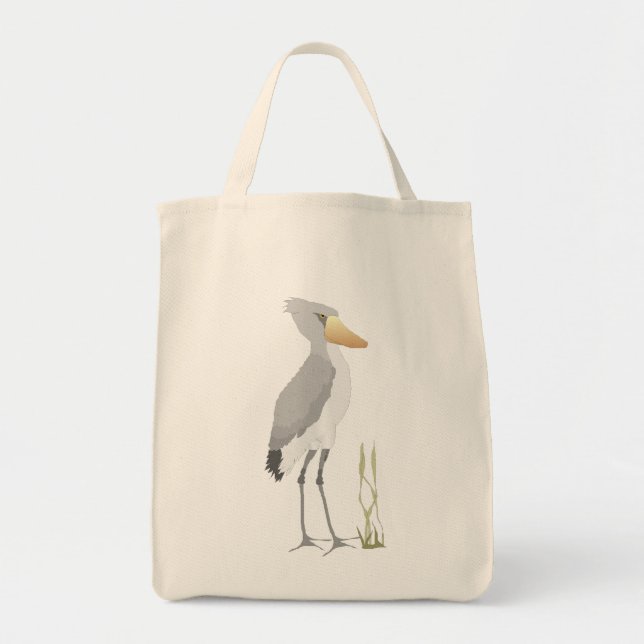 Shoebill Storch-Lebensmittelgeschäft-Tasche Tragetasche (Vorne)