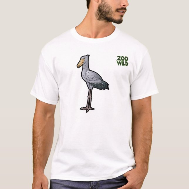 Shoebill Storch T-Shirt (Vorderseite)