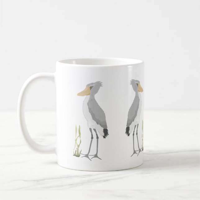 Shoebill Storch-Tasse Kaffeetasse (Links)
