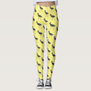 Shoebill-Vogel-Cartoon Leggings
