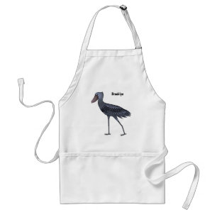 Shoebill-Vogel-Cartoon Schürze