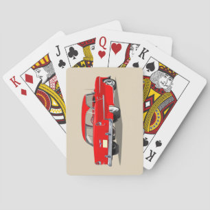 Shoebox Spielkarten 1955 rot
