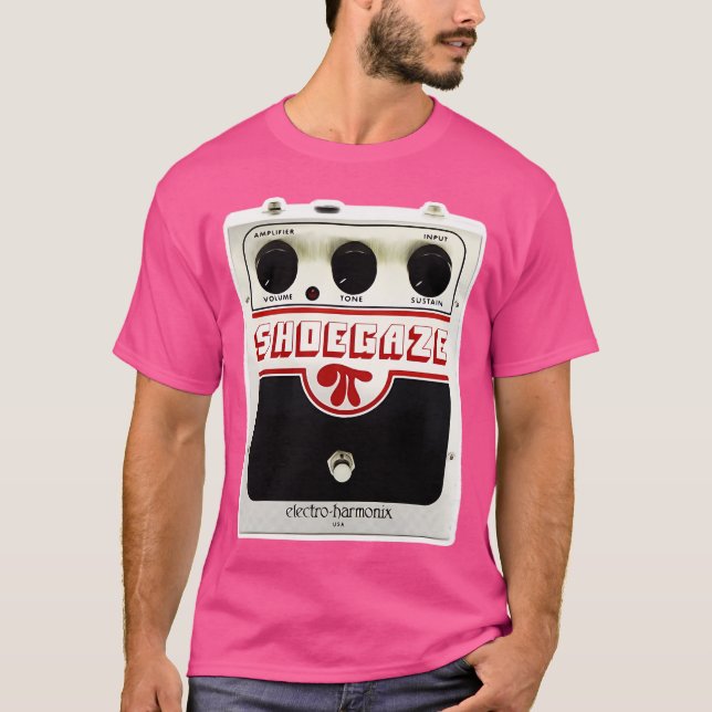 Shoegaze Gitarre Effects Pedal Gitarrist T-Shirt (Vorderseite)