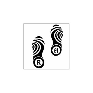 Shoeprint - Druckmonogramm anzeigen Gummistempel