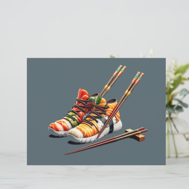 Shoeshi ME - Einzigartig Sushi Sneaker (Stehend Vorderseite)