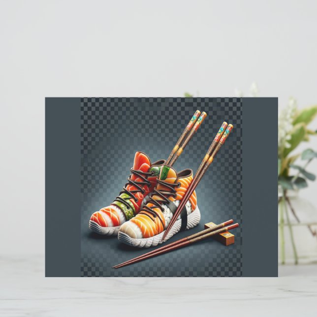 Shoeshi ME - Einzigartig Sushi Sneaker (Stehend Vorderseite)
