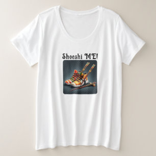 Shoeshi ME - Einzigartig Sushi Sneaker Große Größe T-Shirt