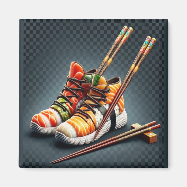 Shoeshi ME - Einzigartig Sushi Sneaker Magnet (Vorne)