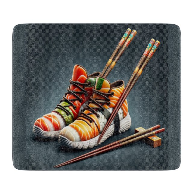 Shoeshi ME - Einzigartig Sushi Sneaker Schneidebrett (Vorderseite)