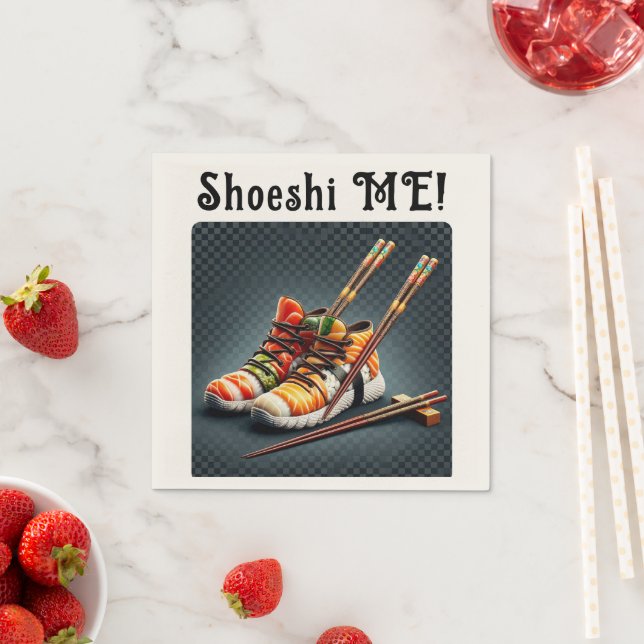 Shoeshi ME - Einzigartig Sushi Sneaker Serviette (Beispiel)