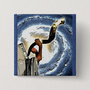Shofar-Galaxie-Knöpfe Button