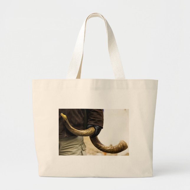 Shofar Jumbo Stoffbeutel (Vorne)