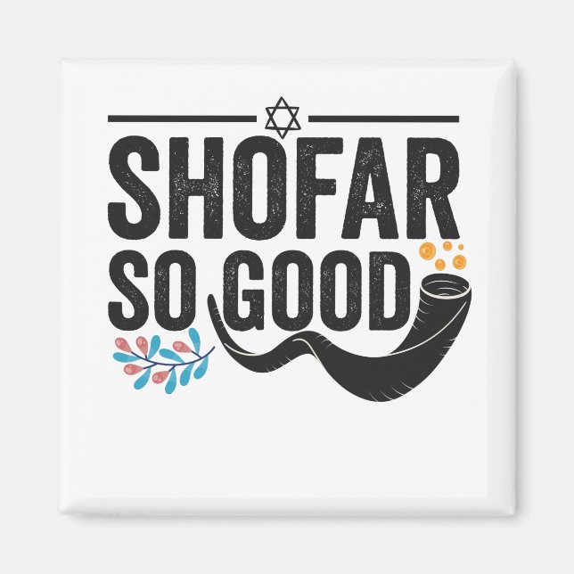 Shofar So gute lustige jüdische Hanukkah Holiday G Magnet (Vorne)