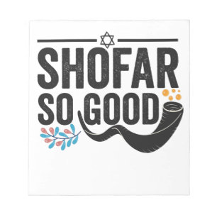 Shofar So gute lustige jüdische Hanukkah Holiday G Notizblock