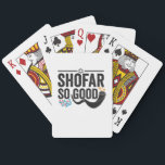 Shofar So gute lustige jüdische Hanukkah Holiday G Spielkarten<br><div class="desc">chanukah, menorah, hanukkah, dreidel, jüdisch, judaism, holiday, religion, christliche, </div>