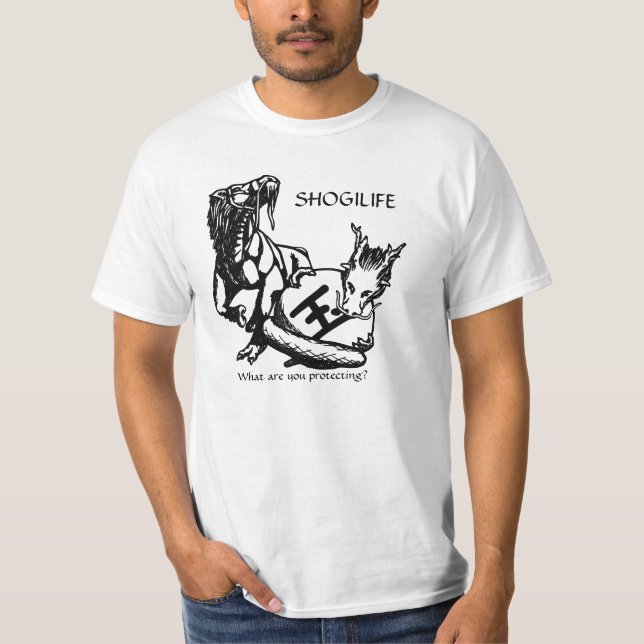 Shogi Leben - was schützen Sie? T-Shirt (Vorderseite)