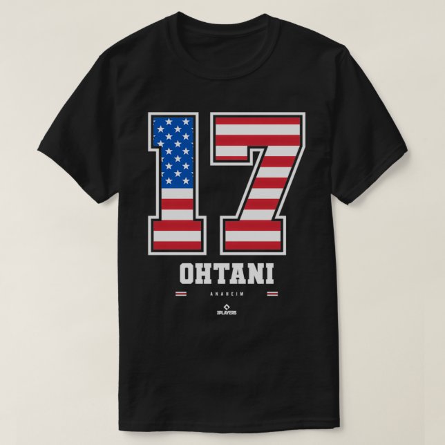 Shohei Ohtani US Flaggennummer Pullover (Design vorne)