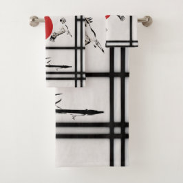 Shoji - Flugkran Badhandtuch Set