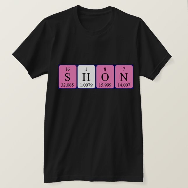 Shon Periodenname Shirt (Design vorne)