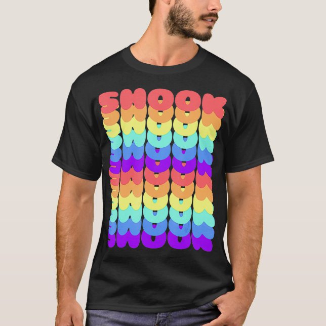 Shook Drag Meme Gay LGBT Pride Rainbow Flag tee (Vorderseite)