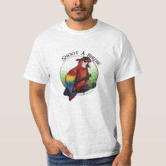 Shoot A Birdie Parrot Golfer T - Shirt