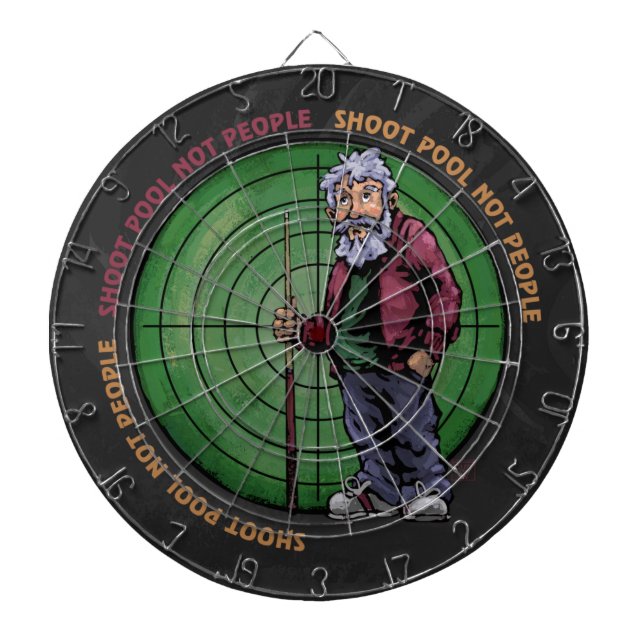 Shoot Pool Nicht Menschen Dartscheibe (vorne)