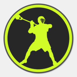 Shooter-grün Runder Aufkleber