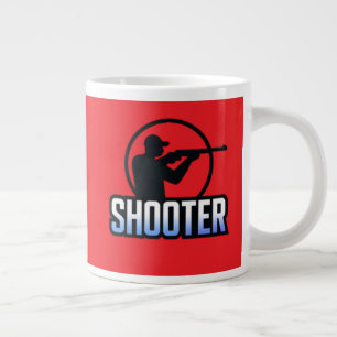 Shooter - Marksman Silhouette Premium Design Jumbo-Tasse