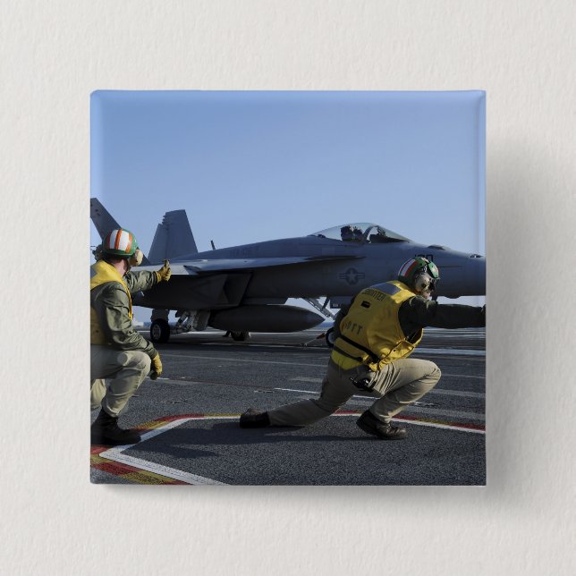 Shooters an Bord der USS George HW Bush Button (Vorderseite)