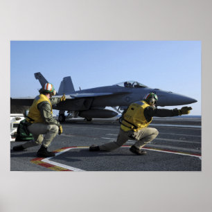 Shooters an Bord der USS George HW Bush Poster