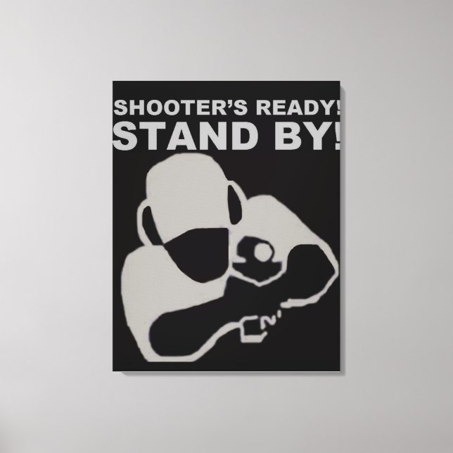 Shooter's Ready Leinwand Poster (Vorderseite)