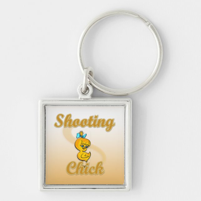Shooting Chick Schlüsselanhänger (Vorne)