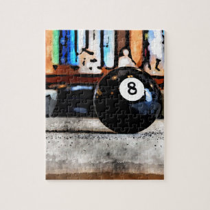 Shooting für den Achtball Puzzle