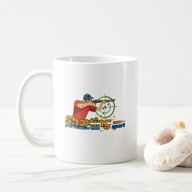 Shooting Sports | Klassische Tasse #11 (Mit Donut)