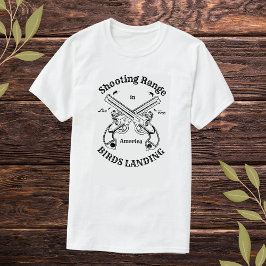 Shooting Sports Range Birds Landung Kalifornien T-Shirt