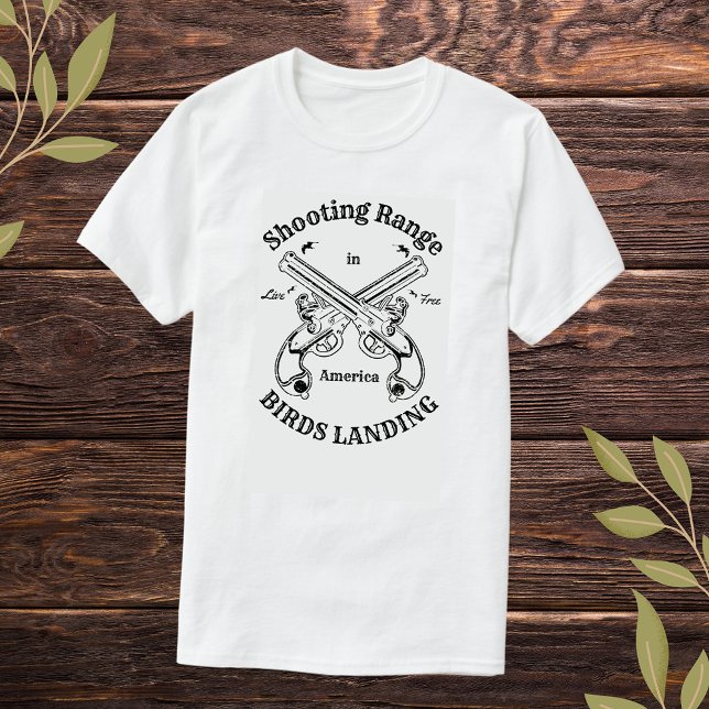 Shooting Sports Range Birds Landung Kalifornien T-Shirt (Von Creator hochgeladen)
