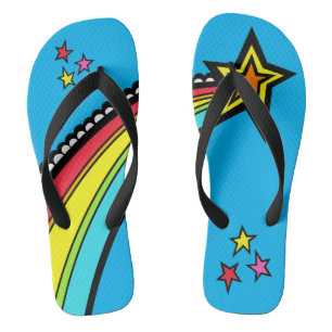 Shooting Star Flip Flops Beach Footwear