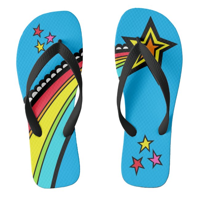 Shooting Star Flip Flops Beach Footwear (Fußbett)